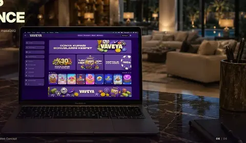 VAVEYA — masaüstü casino arayüzü